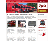 Tablet Screenshot of drive4ozark.com